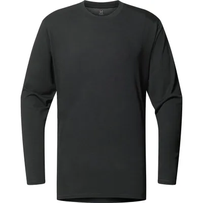 Haglöfs Kaise Wool LS Tee Men True Black - S, kuva 1 / 1