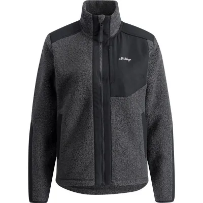 Lundhags Saruk Wool Pile MidFull Zip W Charcoal - XS, kuva 1 / 1