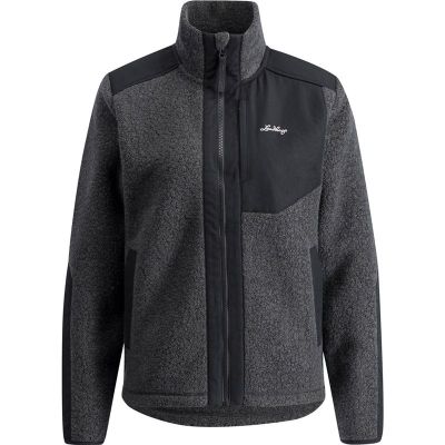 Lundhags Saruk Wool Pile MidFull Zip W Charcoal - M