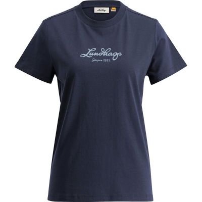 Lundhags Järpen Logo T-shirtW Deep Blue - XS