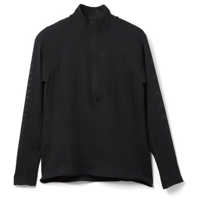 Houdini W's Pace Flow Half Zip True Black - XS