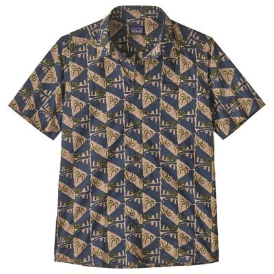 Patagonia M's Go To Shirt Jaguar Geo: Dolomite Blue - XL