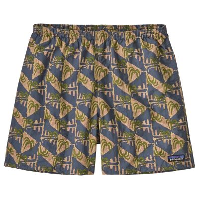 Patagonia M's Baggies Shorts - 5 in. Jaguar Geo: Dolomite Blue - L
