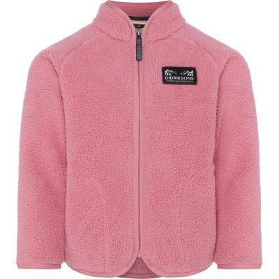 Didriksons Gibbs Kids Fullzip 2 Heather Pink - 100 cl