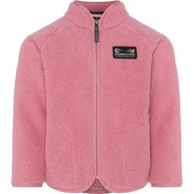 Didriksons Gibbs Kids Fullzip 2 Heather Pink - 90 cl, kuva 1 / 1