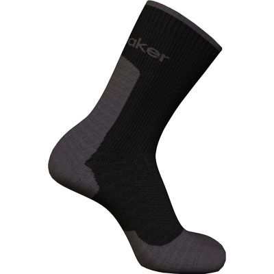 Icebreaker M Mer Hike+ Light Crew Black/Obsidian - L