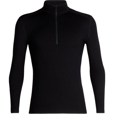 Icebreaker M 260 Tech LS Half Zip Musta - S