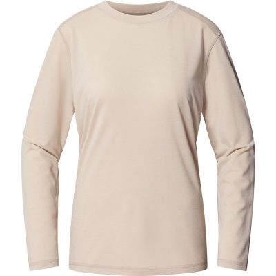 Haglöfs Kaise Wool LS Tee Naisten liitubeige - M
