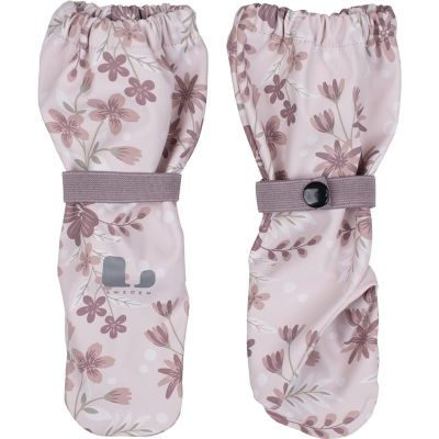 Lindberg Vattholma Rain Mitten Pink/White - 4-6y
