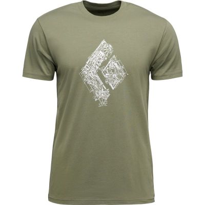 Black Diamond M Engineered Diamond Ss Tee Tundra - M