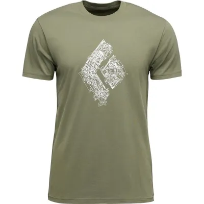 Black Diamond M Engineered Diamond Ss Tee Tundra - M, kuva 1 / 1