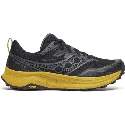 Saucony Peregrine 16 GTX Herr Black/Oil - 42,5
