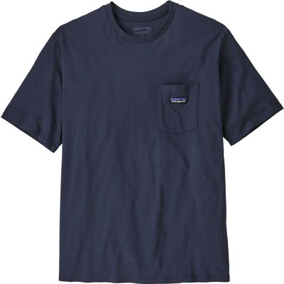 Patagonia M's Daily Pocket Tee Certified Cotton Lightweight Pocket Tee Men New Navy - XXL