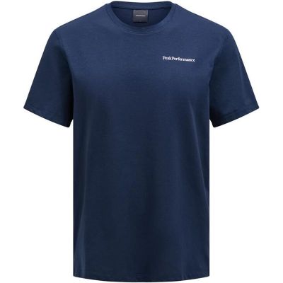 Peak Performance M Explore Logo Tee Blue Shadow - L