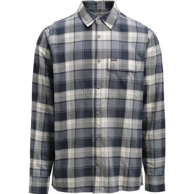 Lundhags Järpen Plaid Flannel Shirt Dk Sky Blue - XXL