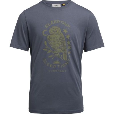Lundhags Järpen Printed T-shirt M State Blue - XL