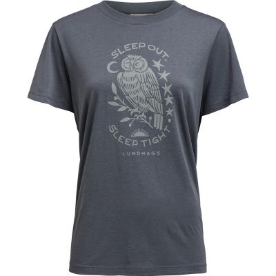 Lundhags Järpen Printed T-shirt W State Blue - XS