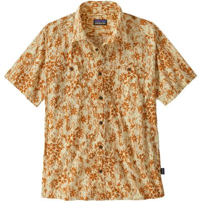 Patagonia M's Back Step Shirt Wildflower Pastel: Buttercup Yellow - S