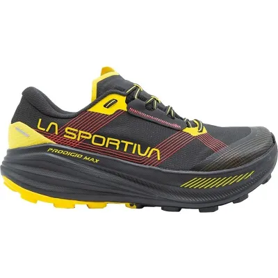 La Sportiva Prodigio Max er designet for idrettsutøvere på ultradistanse og har uovertruffen demping, komfort og beskyttelse for de aller tøffeste løpene du ønsker å takle. Enten du skal på legendariske Tor Des Geants, Swiss Peak, Tahoe 200 eller en av ma - 45,5, kuva 1 / 1