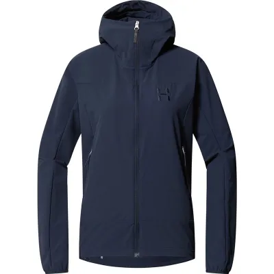 Haglöfs Rosson Softshell Hood Women Tarn Blue - L, kuva 1 / 1