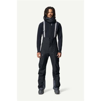 Houdini M's Rollercoaster Bib Pants True Black - L