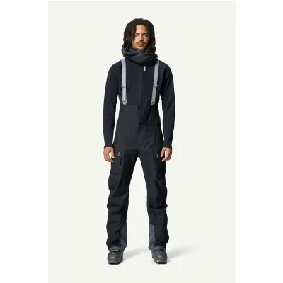 Houdini M's Rollercoaster Bib Pants True Black - L, kuva 1 / 1