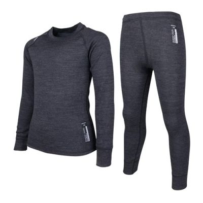 Lindberg Merino Set Black Melange - 120