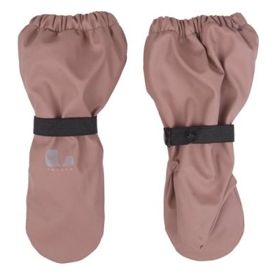 Lindberg Varekil Rain Mitten, Fleece Rose - 4/6Y