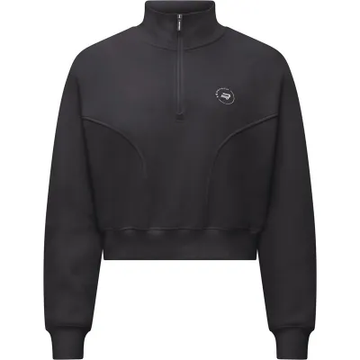 Röhnisch Soft Sweat Half Zip Obsidian Black - L