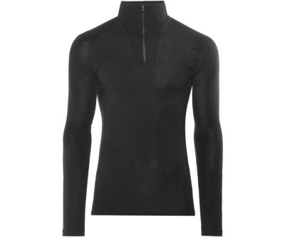 Woolpower Zip Turtleneck Lite Black - XXL