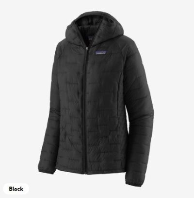 Patagonia Micro Puff Hoody Women Black - XS