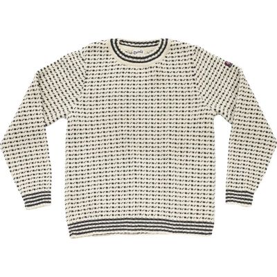 Devold Islender Refined Sweater Offwhite/Ink - XXL