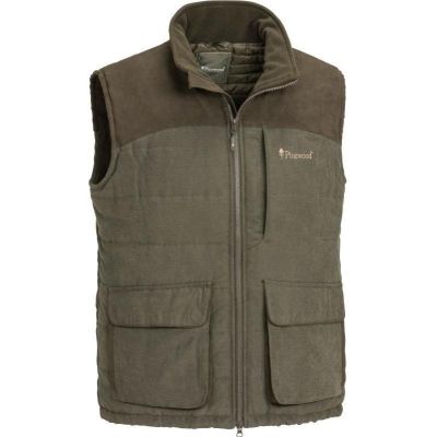 Pinewood Abisko Småland Vest Suede Brown - S
