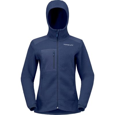 Norrøna trollveggen warm3 Zip Hood W's Indigo Night - M