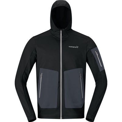 Norrøna Falketind Warm2 Stretch Hood M's Caviar Black - L