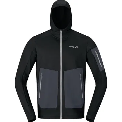 Norrøna Falketind Warm2 Stretch Hood M's Caviar Black - L, kuva 1 / 1