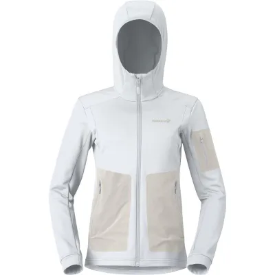 Norrøna Falketind Warm2 Stretch Hood W´s Snow White - M, kuva 1 / 1