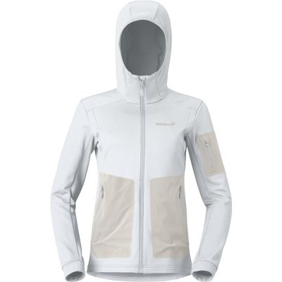 Norrøna Falketind Warm2 Stretch Hood W´s Snow White - L