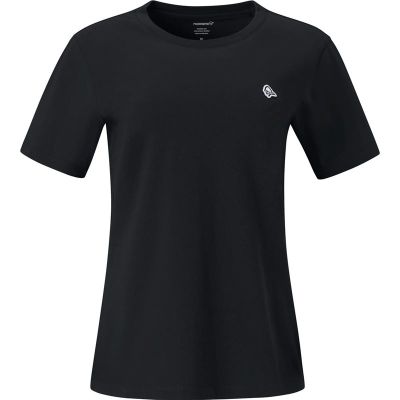 Norrøna /29 Cotton Viking Patch T-Shirt W´s Caviar Black - XS