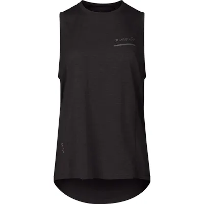 Norrøna Senja Equaliser Tank Top W´s Caviar Black - L