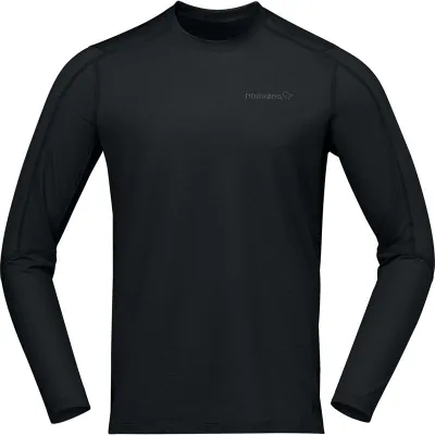 Norrøna falketind equaliserUll Long Sleeve M's Caviar Black - L, kuva 1 / 1