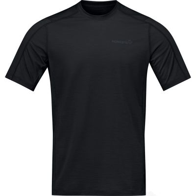 Norrøna falketind equaliserUll T-shirt M's Caviar Black - L