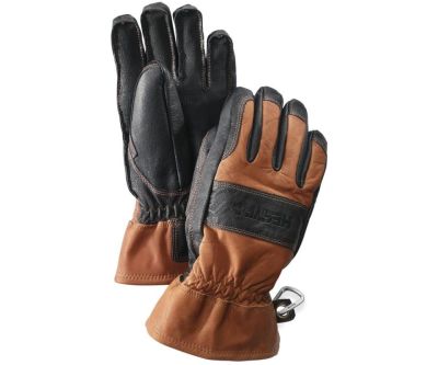 Hestra Fält Guide Glove - 5 Finger Brown/Black - 11