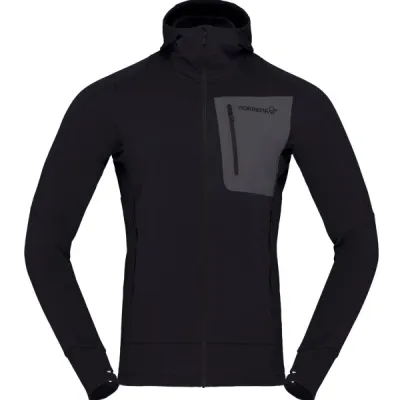 Norrøna Falketind Power Grid Hood M's Caviar - XL, kuva 1 / 1