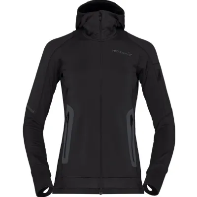 Norrøna Falketind Power Grid Hood W's Caviar - XS, kuva 1 / 1