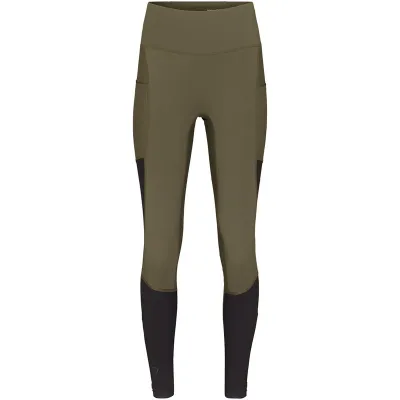 Norrøna Senja Equaliser Stretch Tights W's Olive Night/Caviar - L, kuva 1 / 1