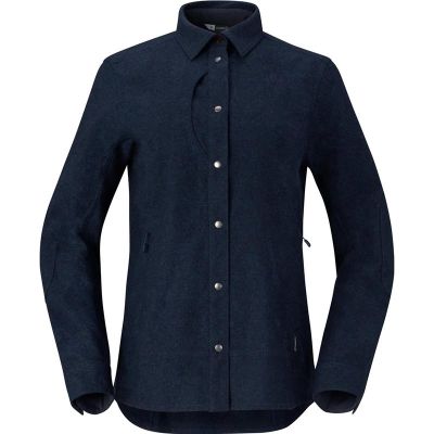 Norrøna Tamok Wool Plain Shirt W'S Indigo Night Melange - M
