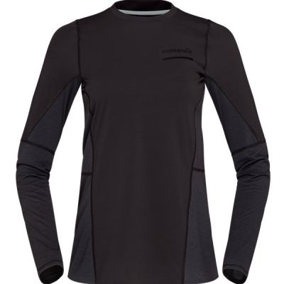 Norrøna Senja Equaliser Lightweight Long SleeveW´s Caviar - M