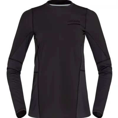 Norrøna Senja Equaliser Lightweight Long SleeveW´s Caviar - L, kuva 1 / 1
