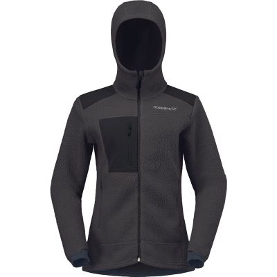 Norrøna Trollveggen Warm3 Zip Hood W'S Phantom - XL